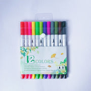 60 Pcs Colour Pens Marker, Dual Tip Brush Pens Art Markers Fineliner WaterColor Drawing Pens for Adult Colouring Books,Sketching