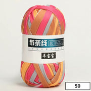 1pc 100g Thick Yarn Soft Colored Cloth Yarn for Hand Knitting Woven Bag Carpet DIY Hand-knitted Material