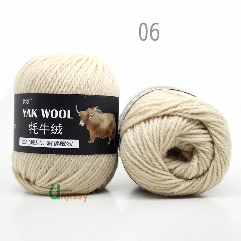 5pcs Yak Wool Yarn for Knitting Fine Worsted Blended Crochet Yarn Knitting Sweater Scarf Chunky Yarn