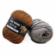 5pcs Yak Wool Yarn for Knitting Fine Worsted Blended Crochet Yarn Knitting Sweater Scarf Chunky Yarn