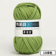 1pc 100g Thick Yarn Soft Colored Cloth Yarn for Hand Knitting Woven Bag Carpet DIY Hand-knitted Material