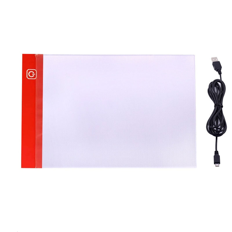 Led Drawing Copy Board Kids Toys to Draw 3 Level Dimmable Writing Tablet Creation for Children Educational Games Light Note Boar