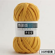 1pc 100g Thick Yarn Soft Colored Cloth Yarn for Hand Knitting Woven Bag Carpet DIY Hand-knitted Material
