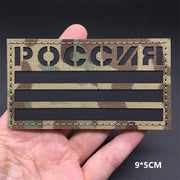 3D Tactical Badge Military Patches for Clothing Blood Type US Army Stripes on Clothes Backpack Applique Spain Flag Embroidered