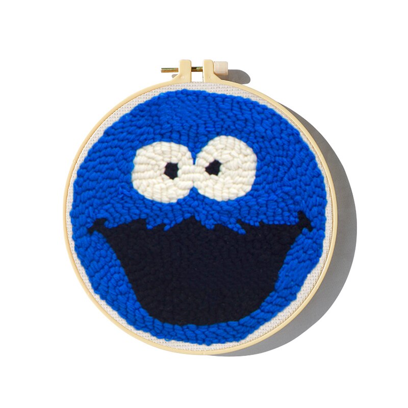 Punch Needle Embroidery Kit with Yarn for Beginners Easy Embroidery DIY Needlework Wool Work Home Decor Custom Embroidery