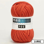 1pc 100g Thick Yarn Soft Colored Cloth Yarn for Hand Knitting Woven Bag Carpet DIY Hand-knitted Material