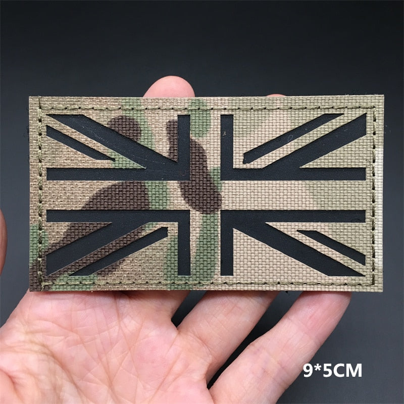 3D Tactical Badge Military Patches for Clothing Blood Type US Army Stripes on Clothes Backpack Applique Spain Flag Embroidered