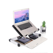 360 Degree Adjustable Computer Table Adjustable Ergonomic Laptop Stand Laptop Desk for Bed Living Room Book Stand