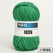 1pc 100g Thick Yarn Soft Colored Cloth Yarn for Hand Knitting Woven Bag Carpet DIY Hand-knitted Material