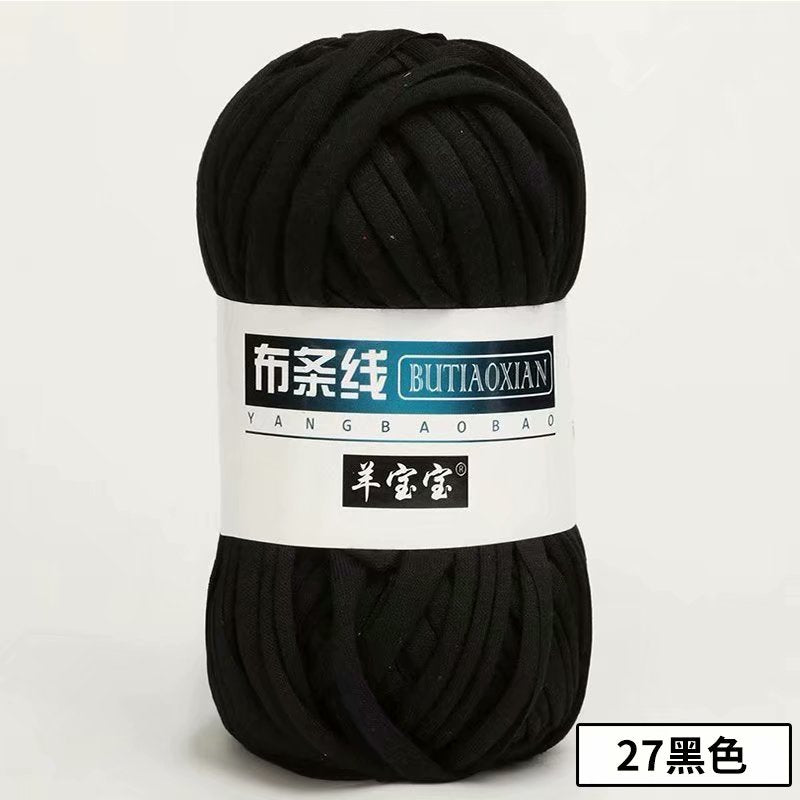 1pc 100g Thick Yarn Soft Colored Cloth Yarn for Hand Knitting Woven Bag Carpet DIY Hand-knitted Material