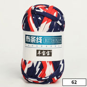 1pc 100g Thick Yarn Soft Colored Cloth Yarn for Hand Knitting Woven Bag Carpet DIY Hand-knitted Material