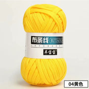 1pc 100g Thick Yarn Soft Colored Cloth Yarn for Hand Knitting Woven Bag Carpet DIY Hand-knitted Material