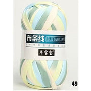 1pc 100g Thick Yarn Soft Colored Cloth Yarn for Hand Knitting Woven Bag Carpet DIY Hand-knitted Material
