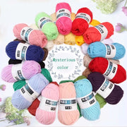 1pc 100g Thick Yarn Soft Colored Cloth Yarn for Hand Knitting Woven Bag Carpet DIY Hand-knitted Material