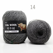 5pcs Yak Wool Yarn for Knitting Fine Worsted Blended Crochet Yarn Knitting Sweater Scarf Chunky Yarn