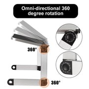 360 Degree Adjustable Computer Table Adjustable Ergonomic Laptop Stand Laptop Desk for Bed Living Room Book Stand