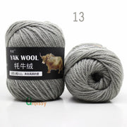 5pcs Yak Wool Yarn for Knitting Fine Worsted Blended Crochet Yarn Knitting Sweater Scarf Chunky Yarn