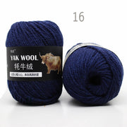 5pcs Yak Wool Yarn for Knitting Fine Worsted Blended Crochet Yarn Knitting Sweater Scarf Chunky Yarn