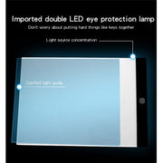 Led Drawing Copy Board Kids Toys to Draw 3 Level Dimmable Writing Tablet Creation for Children Educational Games Light Note Boar