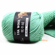 5pcs Yak Wool Yarn for Knitting Fine Worsted Blended Crochet Yarn Knitting Sweater Scarf Chunky Yarn