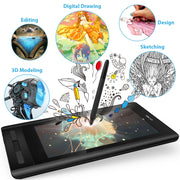 XPPen Artist 12 11.6‘’ Graphics Tablet Drawing Graphic Monitor Animation Digital 1920 X 1080HD IPS  Shortcut Keys and Touch Pad